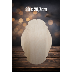 Tabliczka ozdobna 5 30cm z jednym otworem, tabliczka 30cm, sklejka 3mm